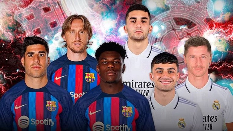 "Modrić vodi Barcelonu protiv Reala." Marca tvrdi da je malo falilo