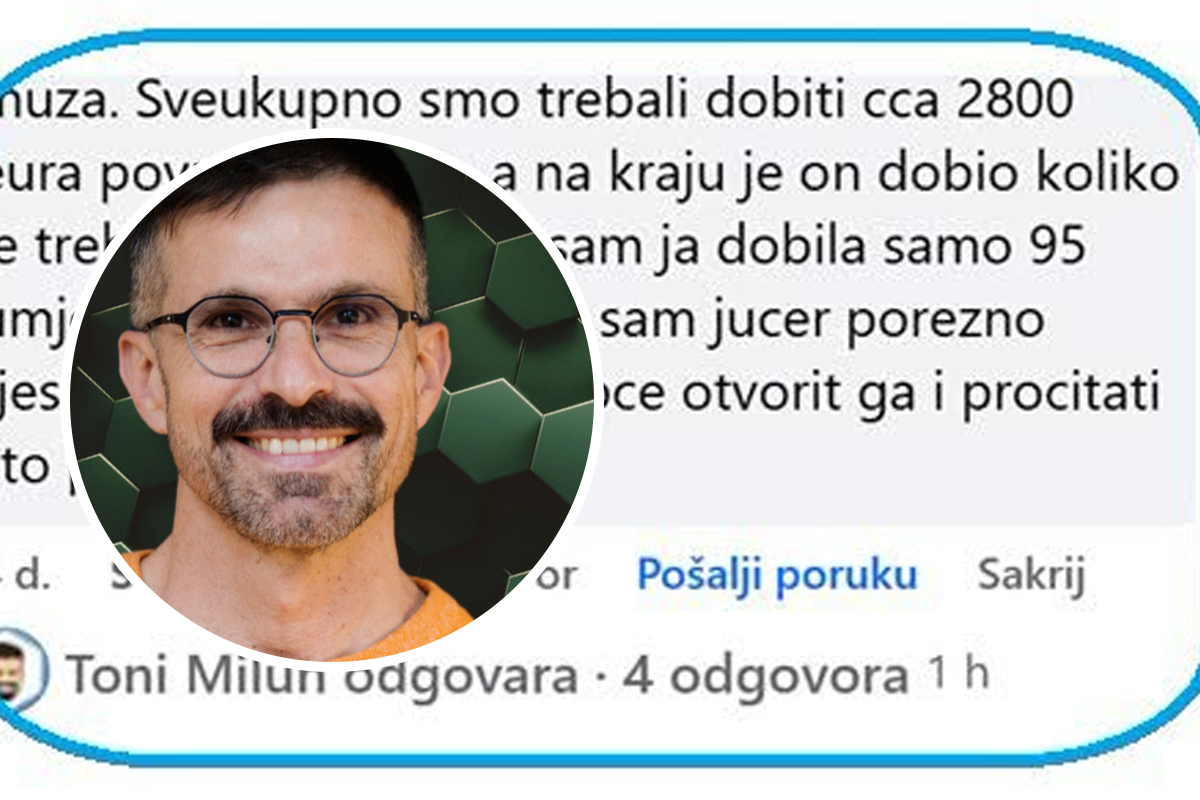 Toni Milun: Porezna je jednoj majci izračunala 100 umjesto 1845 povrata poreza