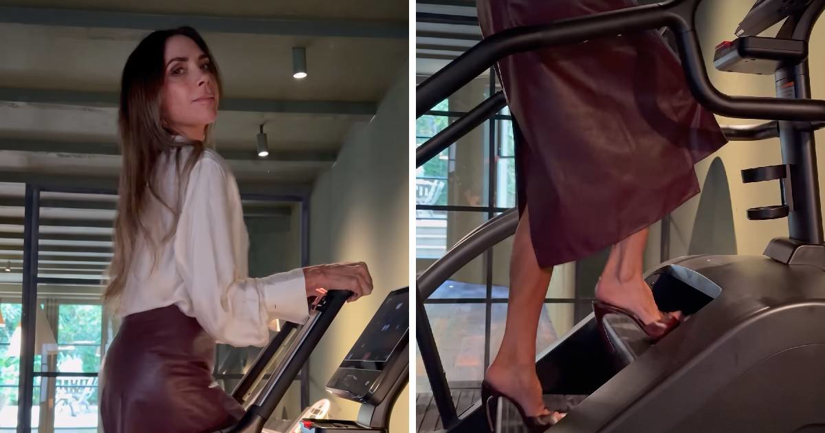 Pogledajte u čemu Victoria Beckham vježba 😁