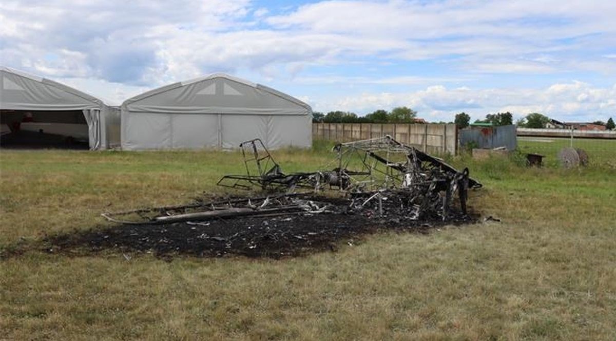 Zapalio se privatni avion u Međimurju, pilot je ozlijeđen