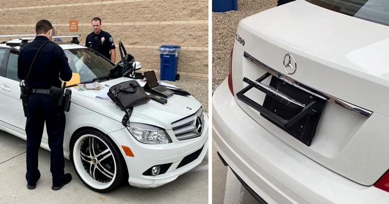 VIDEO Policajci pretresli sumnjivi Mercedes i ostali iznenađeni "opremom"
