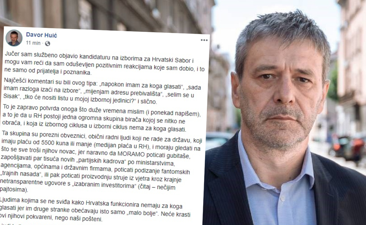 Huić opisao koji bi tip ljudi mogao glasati na njega