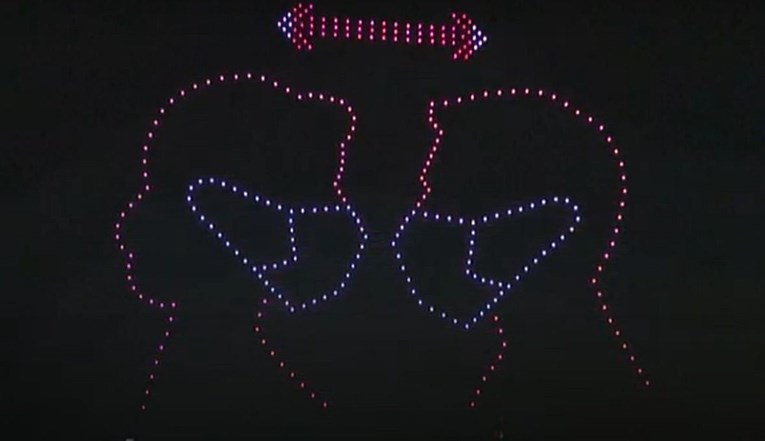 Svjetlosni spektakl u Južnoj Koreji: Dronovima ispisane poruke o koronavirusu