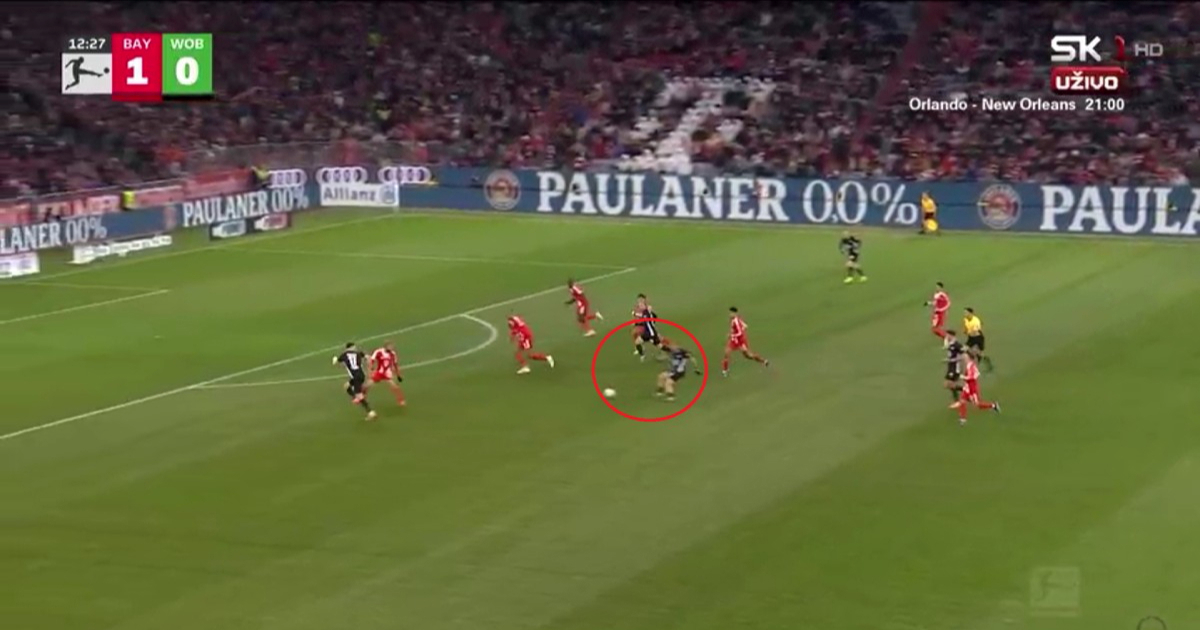 Pogledajte Majerov potez kojim je slomio obranu Bayerna. Asistirao je za izjednačenje