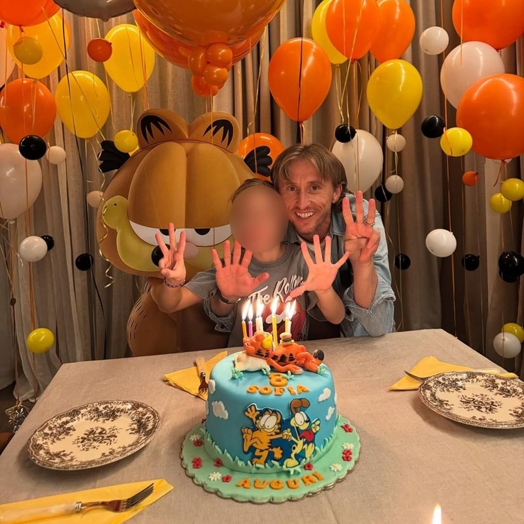 Luka Modrić objavio fotke s proslave rođendana najmlađe kćeri: "Poseban dan"