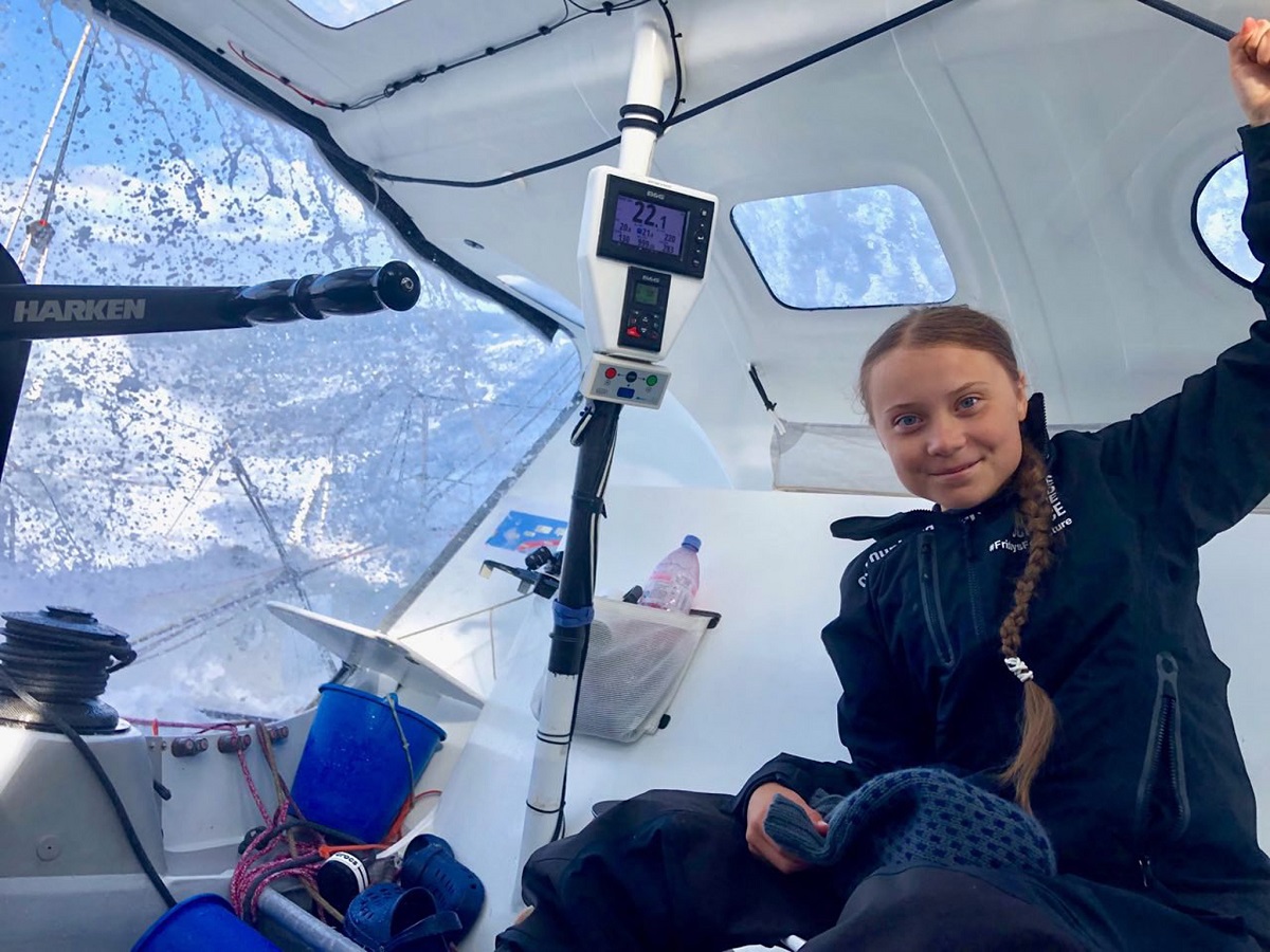 Klimatska aktivistica Greta Thunberg jedrilicom je stigla u New York