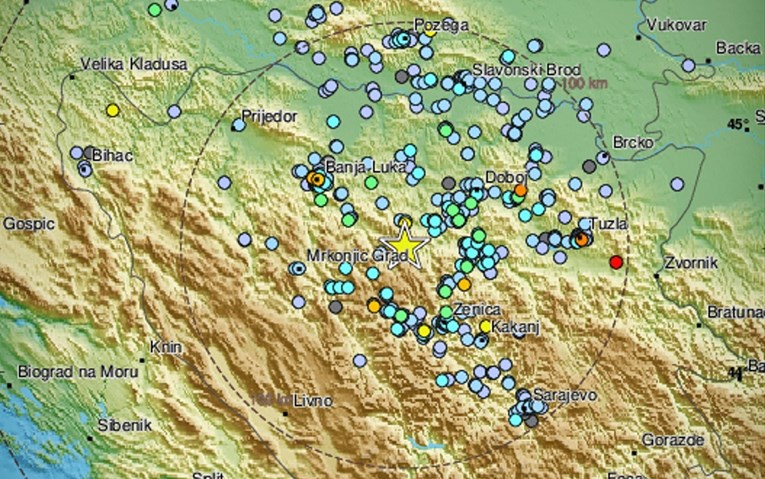 Potres od 4.4 u BiH