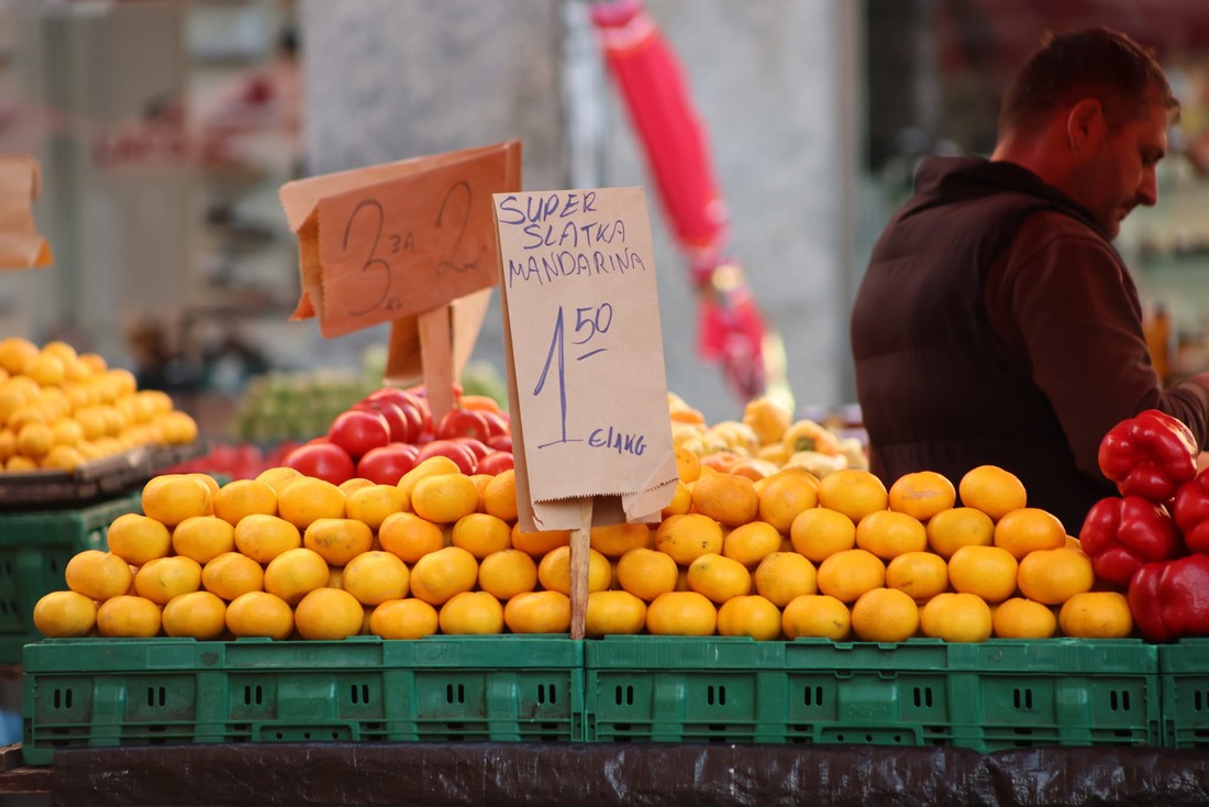 Prve mandarine stigle na Dolac, cijene su prilično različite