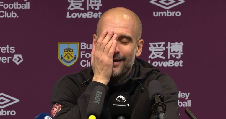 Pep nasmijao sve gafom na presici: "Koji ku*ac?"