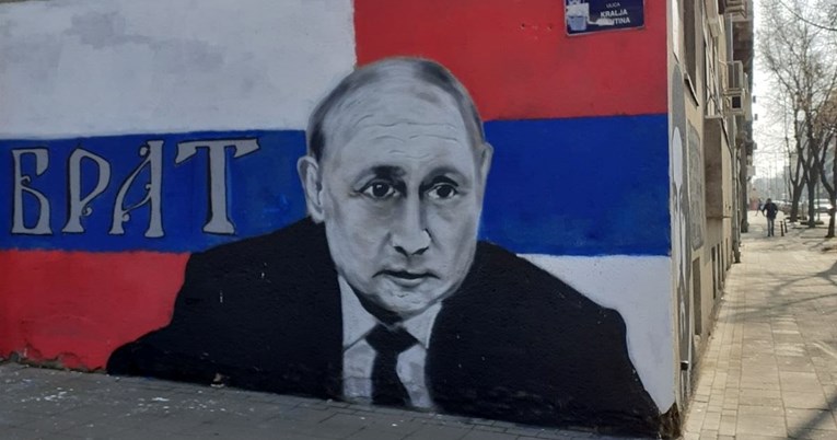 Pogledajte Putinov mural u Beogradu