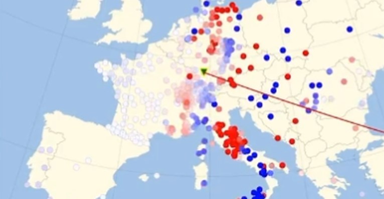 VIDEO Pogledajte kako se seizmički val širio kroz Europu
