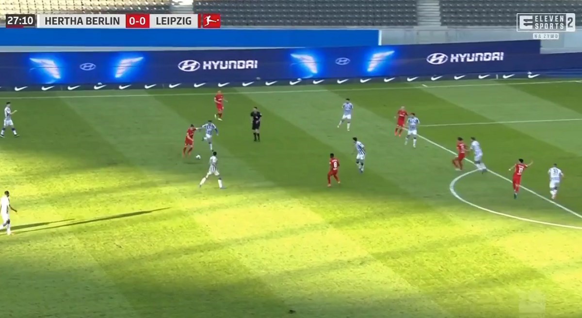 Kapetan Leipziga nakon Olmovog dodavanja šutirao s 30 metara i zabio strašan pogodak