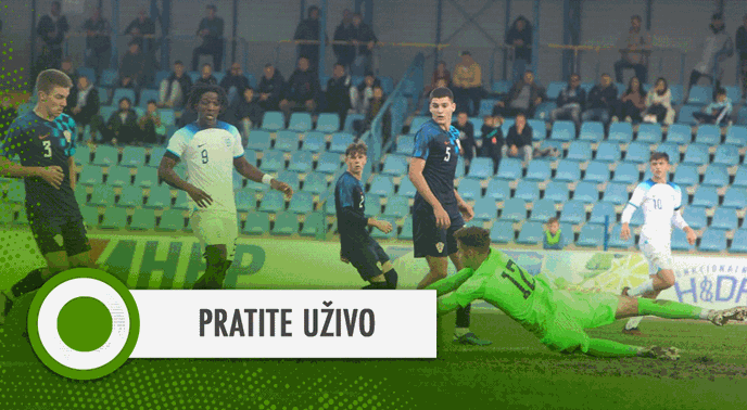 UŽIVO U-17 HRVATSKA - DANSKA 0:0 Hrvatska u problemu, golman ju je dvaput spasio