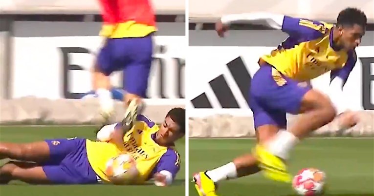 Modrić protiv Bellinghama na treningu. Pogledajte kako je završila borba za loptu