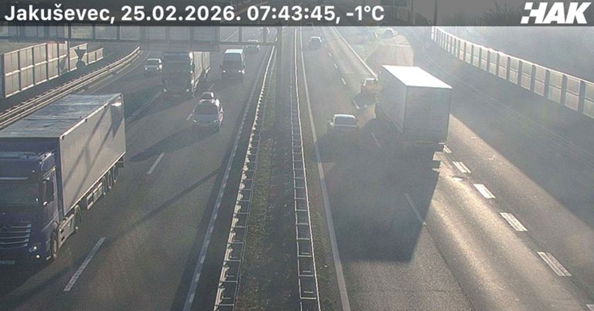 HAK: Gužva na A3 kod Zagreba, kolona prema Bregani