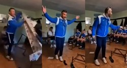 VIDEO Trener iz Slavonije razbija stol i urla na tinejdžere: "Prebit ću vas"