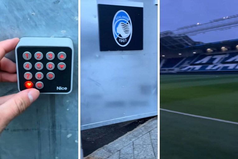 VIDEO Navijač provalio na stadion Atalante. Pogodio je (očitu) lozinku za ulaz