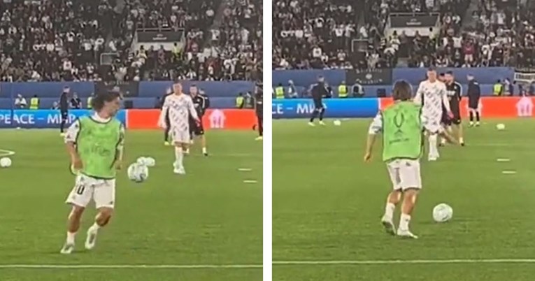 VIDEO Modrić i Kroos se zagrijavaju na svoj način. Real: To je veza iz snova