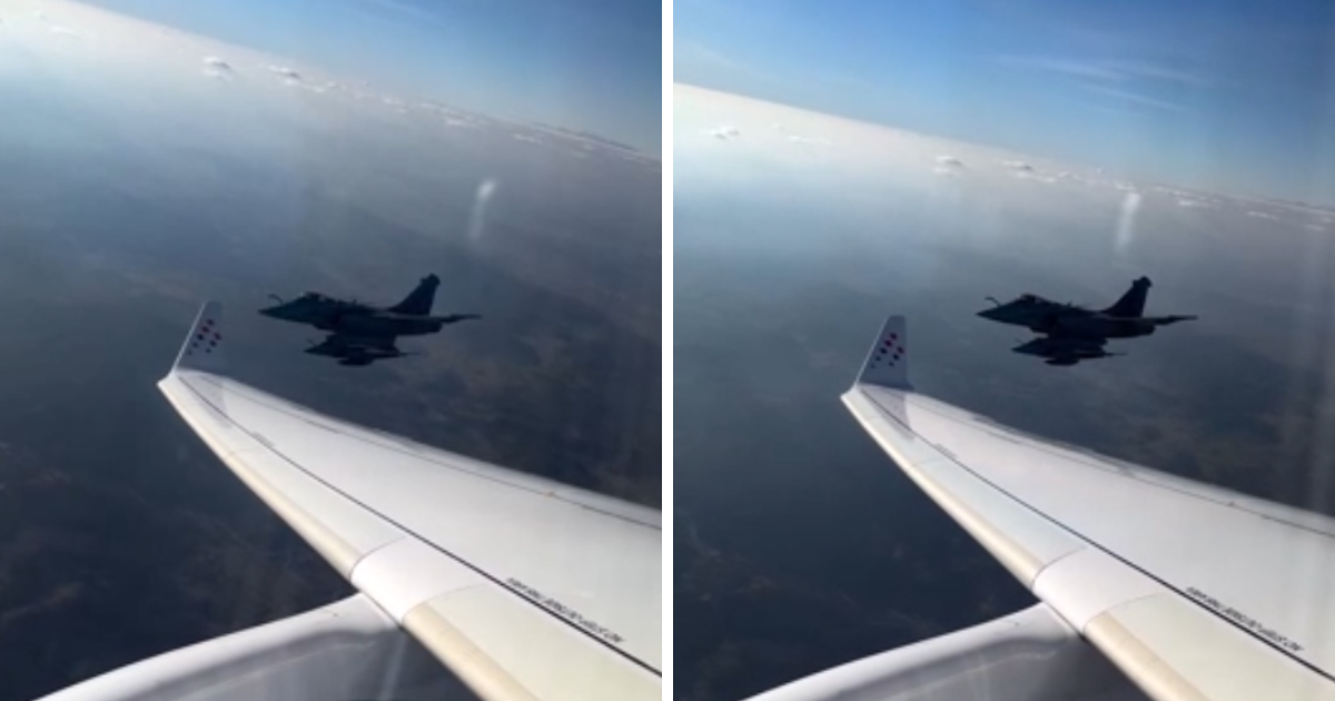 VIDEO Ovako su izgledali Rafalei iz aviona dok su pratili rukometaše