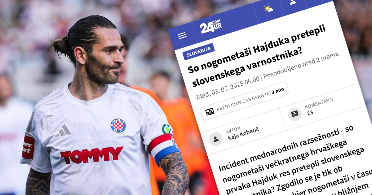 Slovenci: Livaja je udario zaštitara šakom u lice i slomio mu zub