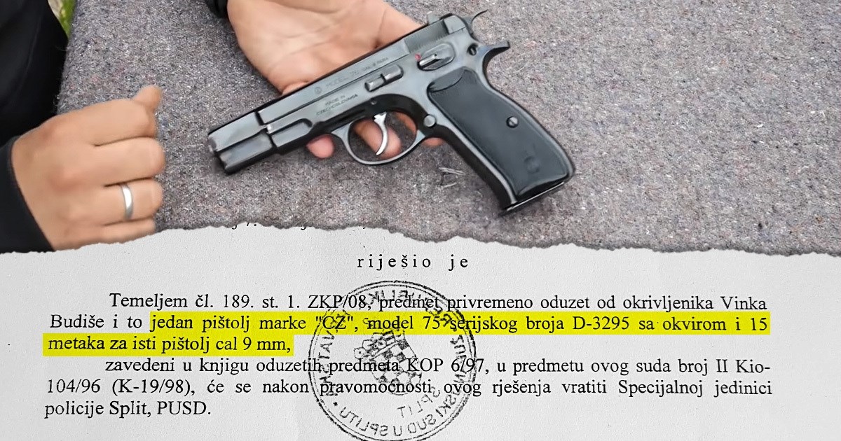 Splitski sud prešutio da je pronašao izgubljeni pištolj kojim je ubijen mladić