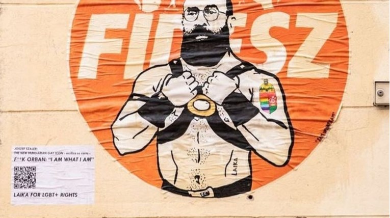 FOTO Pojavio se 18+ mural desničarskog političara koji je uhvaćen u gay orgijama