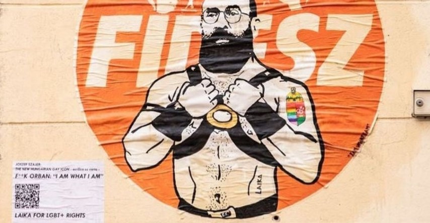 FOTO Pojavio se 18+ mural desničarskog političara koji je uhvaćen u gay orgijama