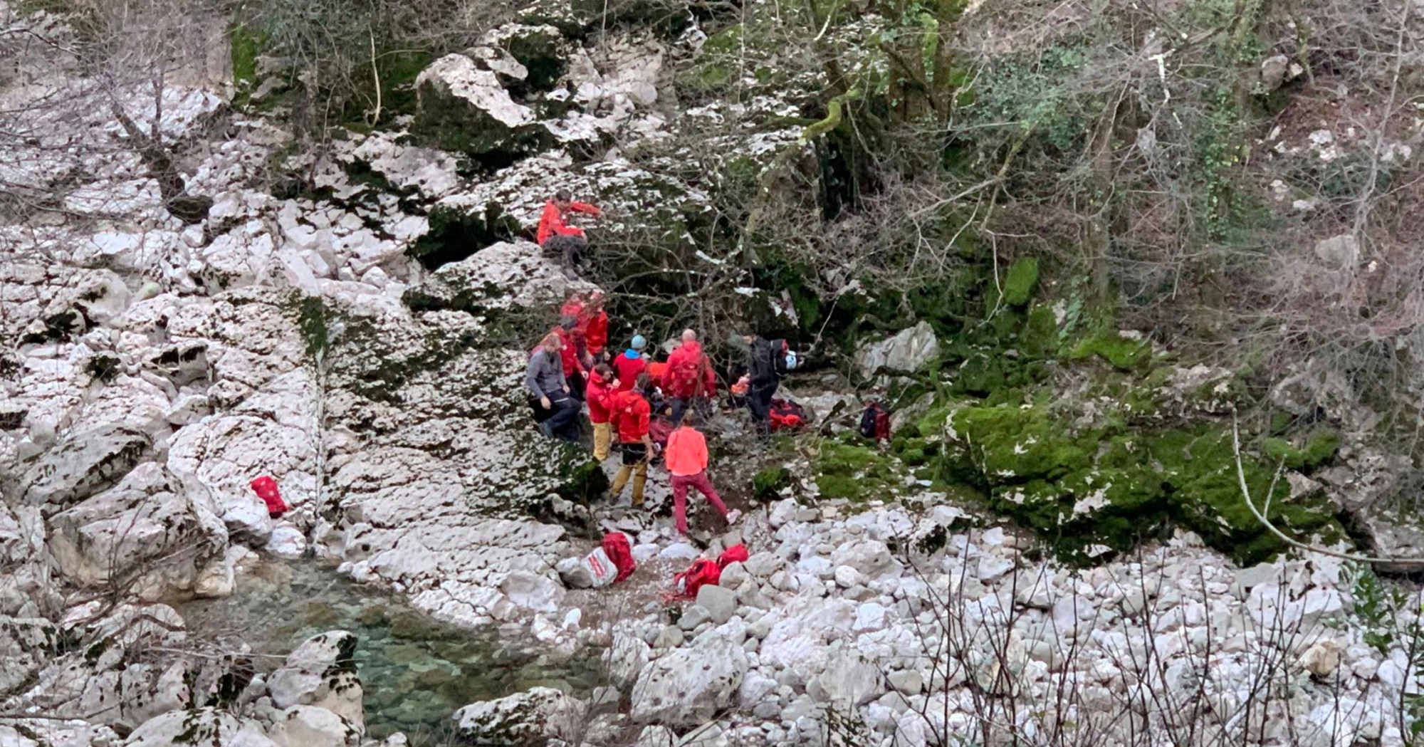 HGSS spasio ozlijeđenog muškarca u kanjonu Rječine