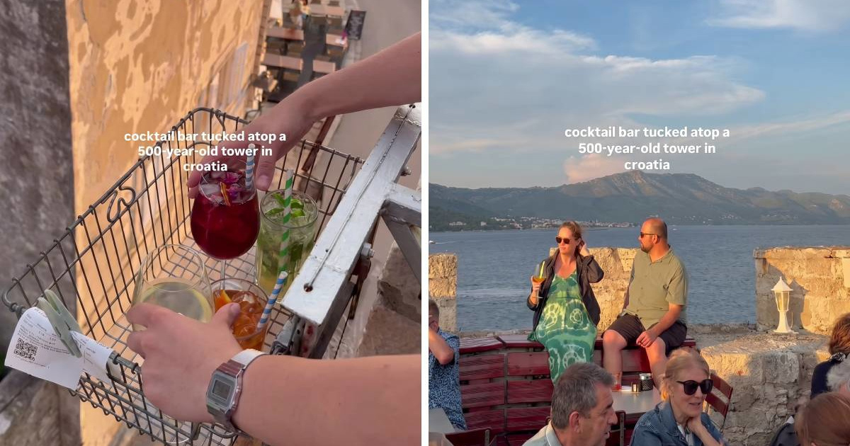 Amerikanku oduševio neobičan bar na Korčuli. Kokteli ovdje stižu u košarici