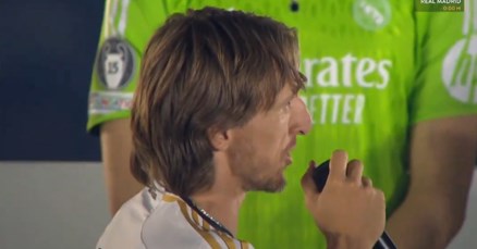 VIDEO Modrić uzeo mikrofon pa potvrdio sretnu vijest za navijače Reala