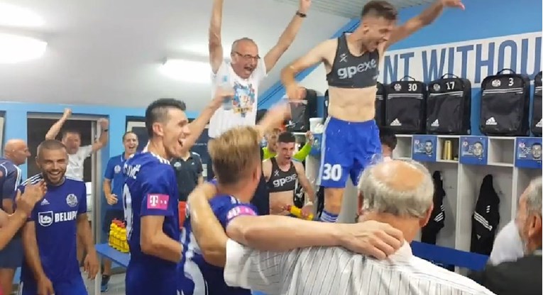 Pogledajte ludo slavlje igrača Slaven Belupa nakon rušenja Hajduka