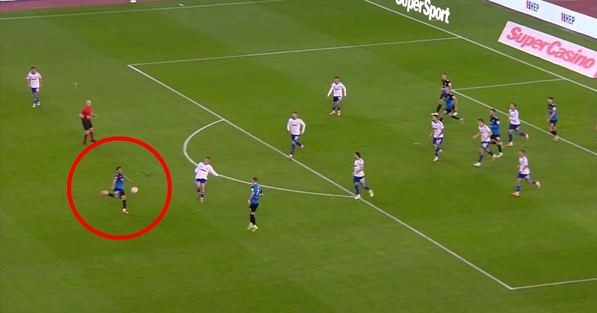 Pogledajte fenomenalan gol Varaždina protiv Hajduka. Igrači se hvatali za glavu