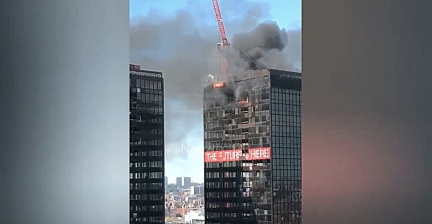 VIDEO Zapalio se toranj WTC-a u Bruxellesu