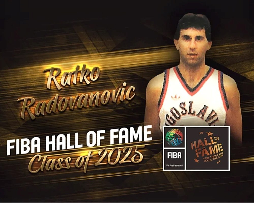 Legendarni košarkaš Bosne Ratko Radovanović primljen u FIBA-inu Kuću slavnih