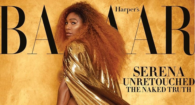 Serena Williams na naslovnici magazina pokazala golu, nefotošopiranu stražnjicu