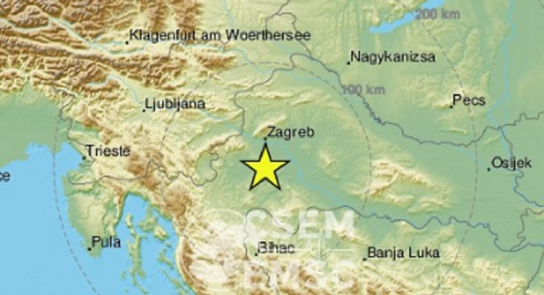 Slabiji potres tijekom noći na Baniji: "Čuo se udar"