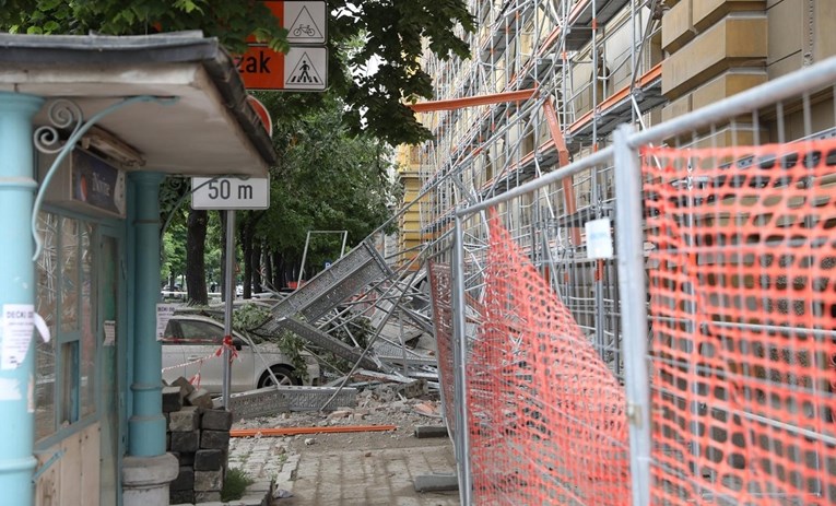 Objavljeni detalji o urušavanju skele i zida u centru Zagreba