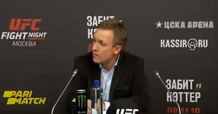 Novinar iznenadio pitanjem na presici u Moskvi: "Borbe djece u UFC-u?"