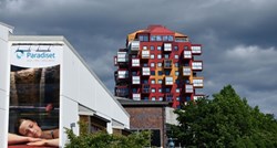 Ovu zgradu smatraju jednom od najružnijih u Švedskoj, nazivaju je koronavirusom