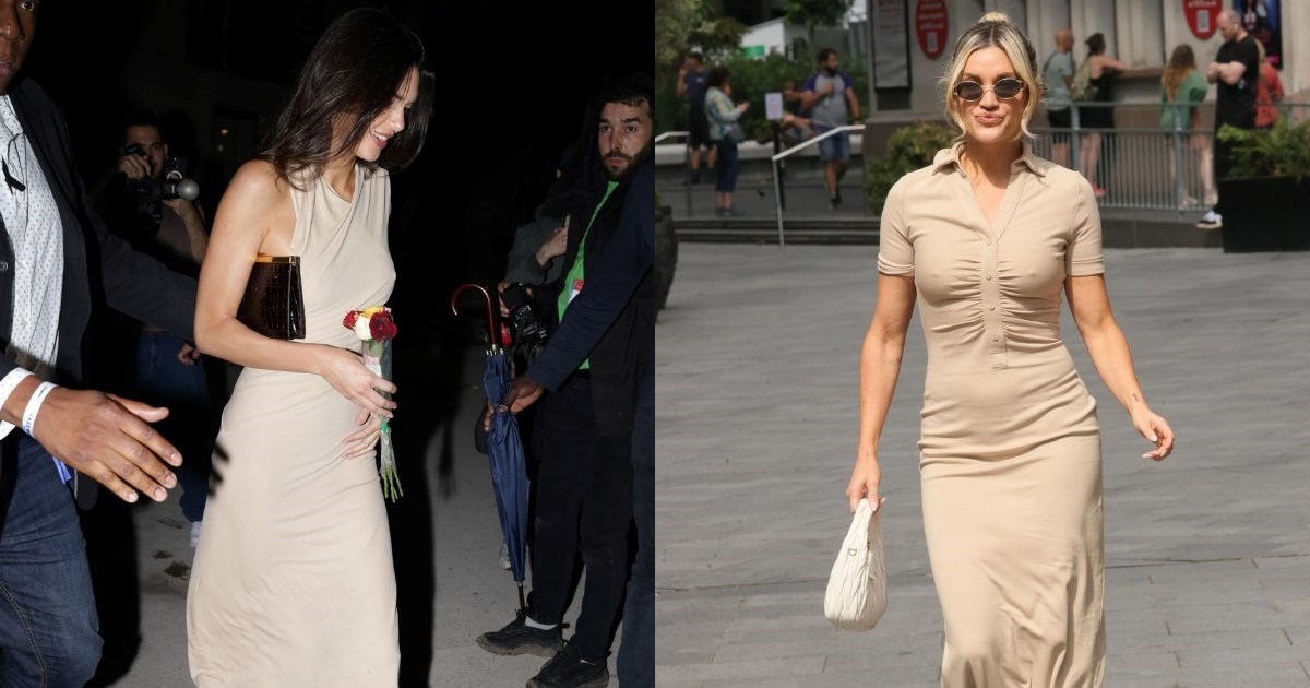 Uske bež haljine opet su na tronu. Ovakve nose Kendall Jenner i Ashley Roberts