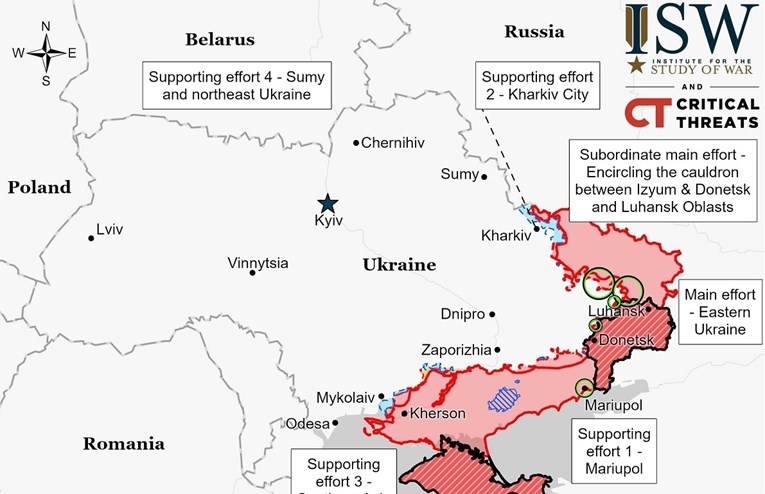 FOTO Institut za rat objavio novu analizu i kartu: Ovaj poraz je šokirao Ruse