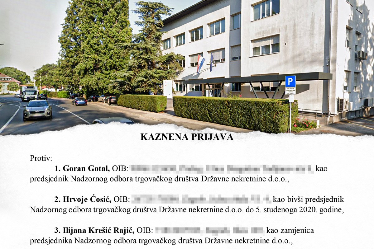 Novi problem za Državne nekretnine. Zaviždačica podnijela novu kaznenu prijavu