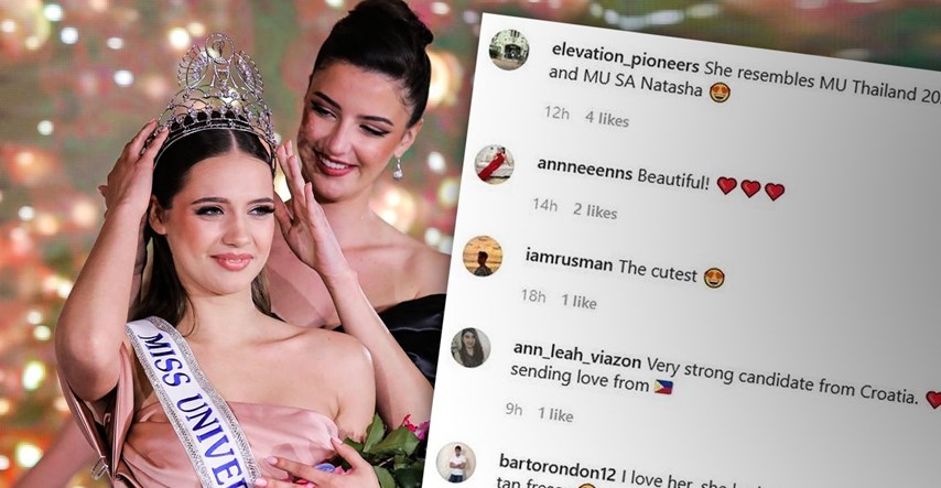 Stranci oduševljeni hrvatskom Miss Universe: "Najljepša predstavnica Hrvatske do sad"