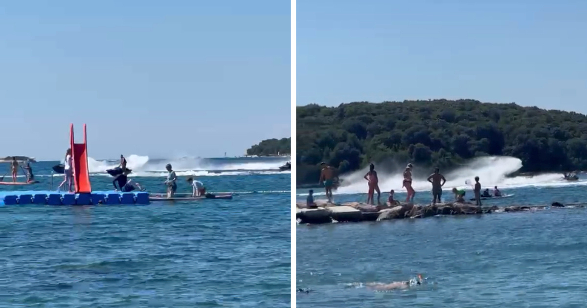 Nakon objave snimki policija u Istri zatekla Nijemca kako glisira 91 metar od obale