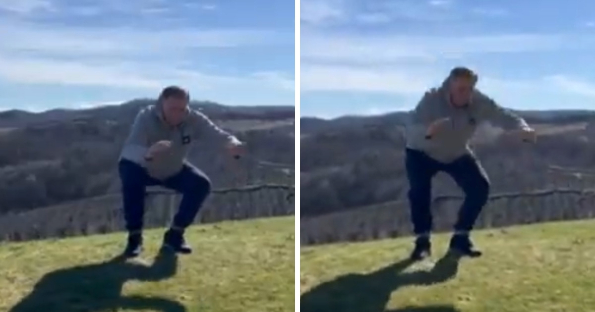 VIDEO Pogledajte kako Dodik radi čučnjeve