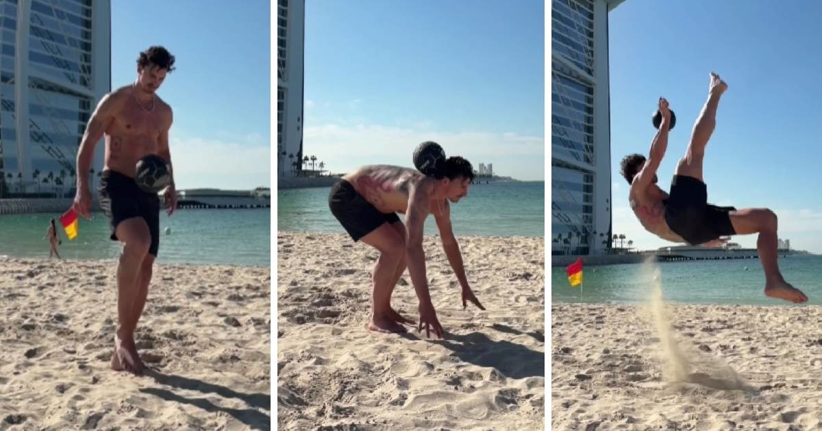 VIDEO Zlatan Ibrahimović u Dubaiju izvodio trikove s loptom na plaži