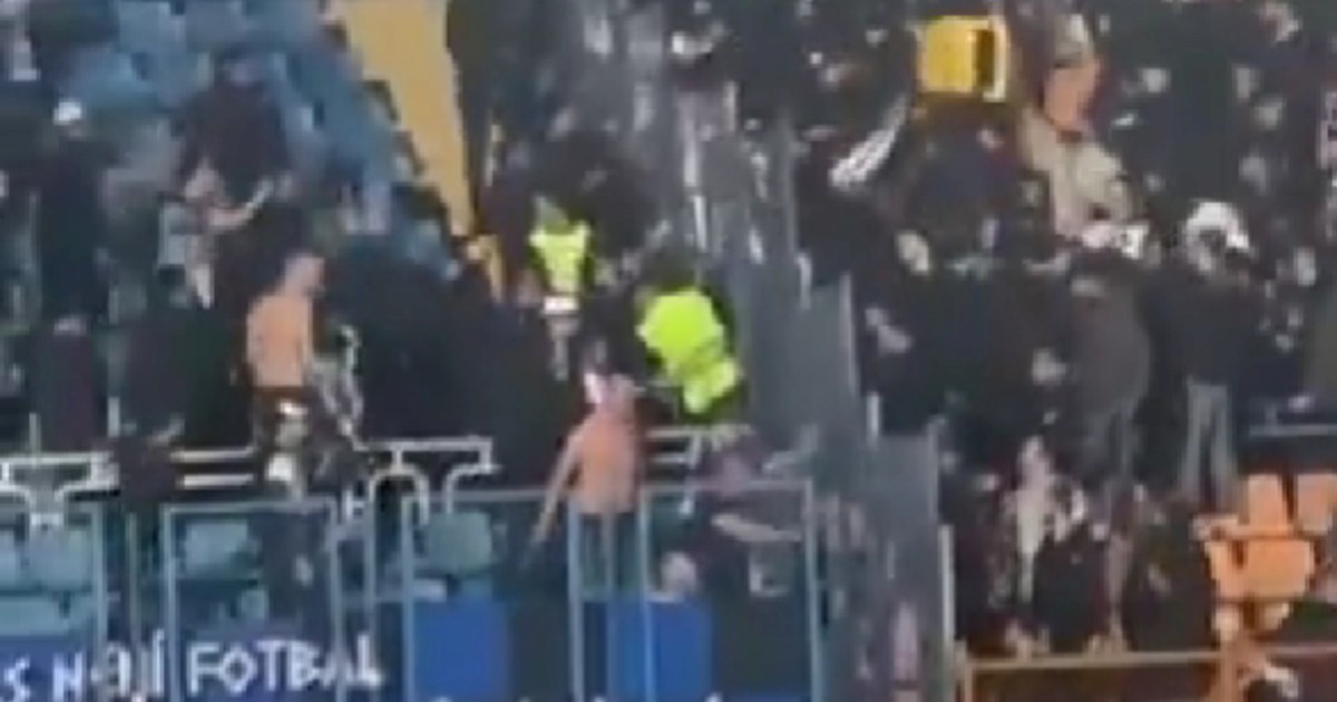 VIDEO Kaos na utakmici Konferencijske lige. Igrači smirivali tučnjavu navijača