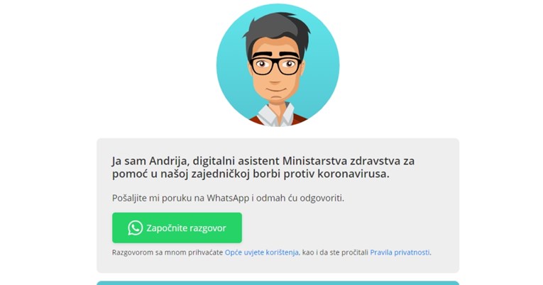 Digitalni asistent Andrija odsad pomaže i roditeljima čija djeca kreću u školu