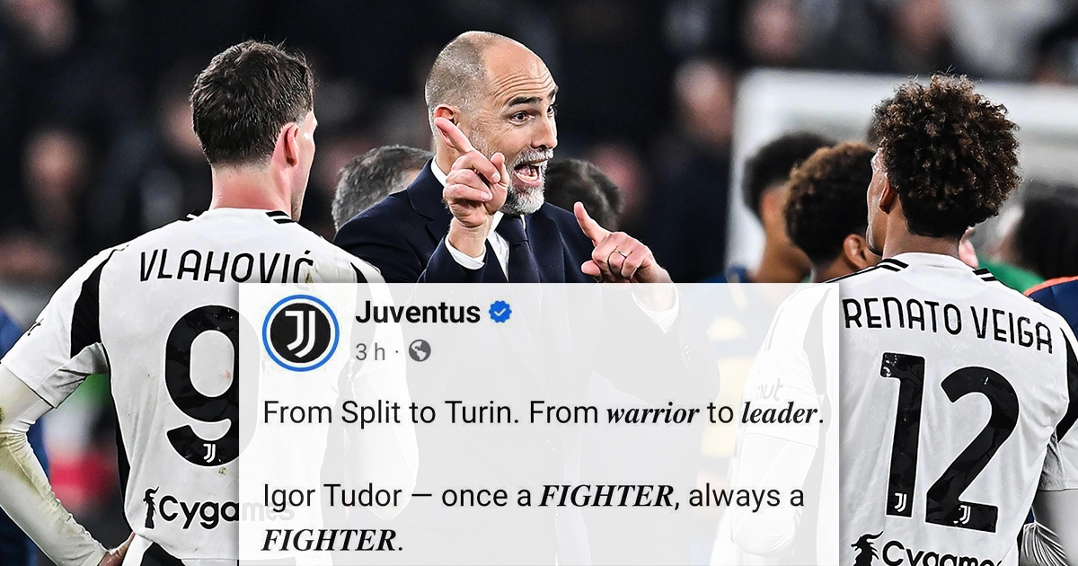 Pogledajte što Juventus objavljuje o Tudoru nakon 23 dana