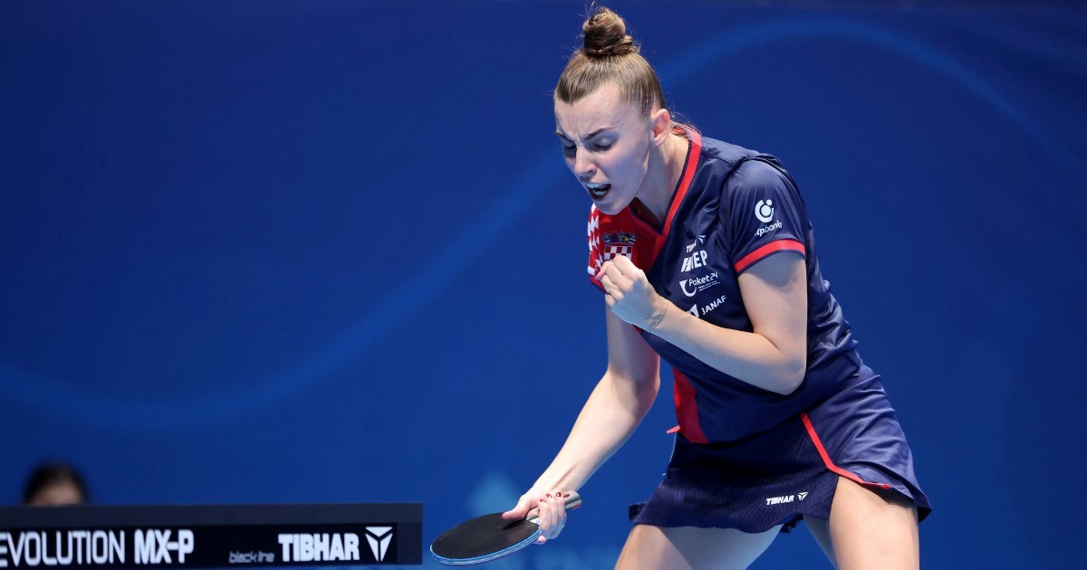 Hrvatske stolnotenisačice uvjerljivo slavile protiv Engleske na Europskom prvenstvu